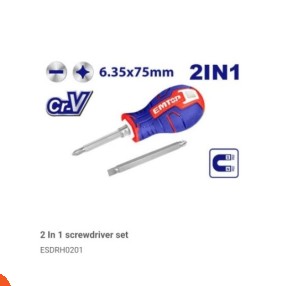 مفك دقرم قلاب 2*1 يد كاوتش صيني ماركة EMTOP