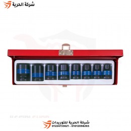 طقم لقم رباط تصادمية 1/2 بوصة 8 قطع بالملي KINGTONY تايواني