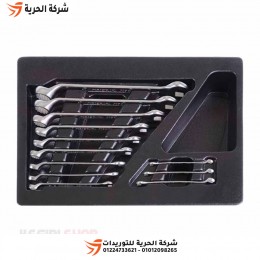 طقم مفاتيح بلدي مشرشر 12 قطعة زاوية KINGTONY تايواني