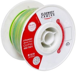 لفة 100 متر سلك نحاس مجدول 6مم من السويدى