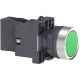 Schneider Electric Bosch Button Green Plastic Easy XA2 avec ampoule LED interne 24VDC/VAC