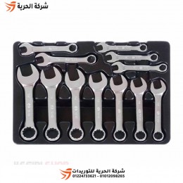 طقم مفاتيح بلدي مشرشر 12 قطعة قصير KINGTONY تايواني