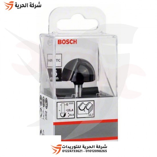 BOSCH router bit for grooved circular grooves, 6 mm long, 4 x 49 mm