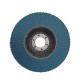 Fan sanding disc, 5 inches, steel, hardness 60