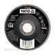 YATO Disque abrasif en fer de 4,5 pouces, grain 36