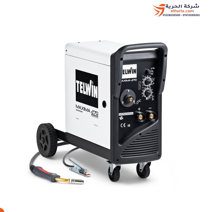 TELWIN MIG/MAG/TIG/electric welding machine, 270 amps, 1 phase – TELWIN Maxima270 model