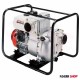 Sewer pump with 13 HP 4-inch HONDA engine, model WT40X