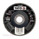 YATO 5-inch iron chopper sanding disc, hardness 80