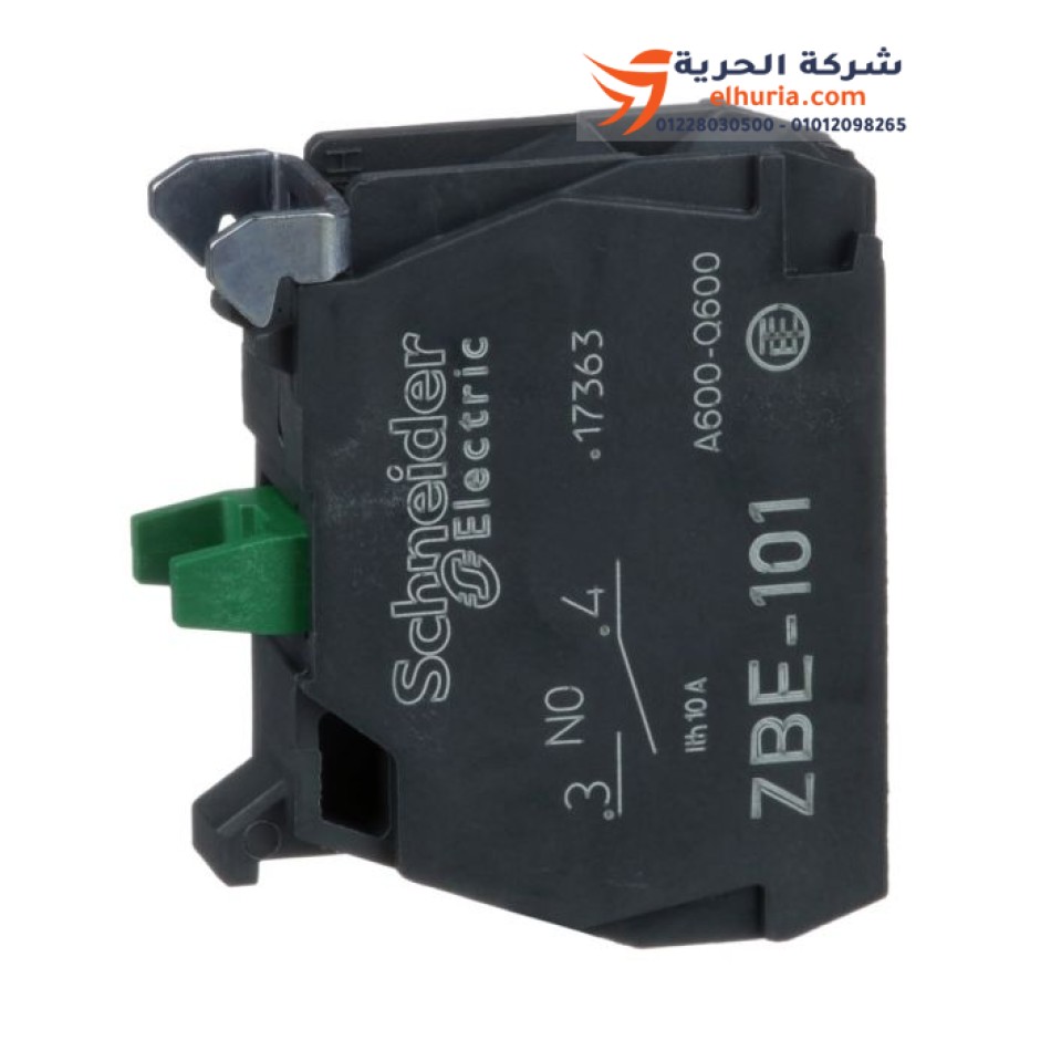 Schneider Electric Additional help points (open NO) for the pushbutton and selector switch