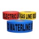 Low voltage power cable warning tape