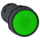 Кнопка Schneider Electric Bosch, зеленая пластиковая (фиксированная - защелка) НЕТ