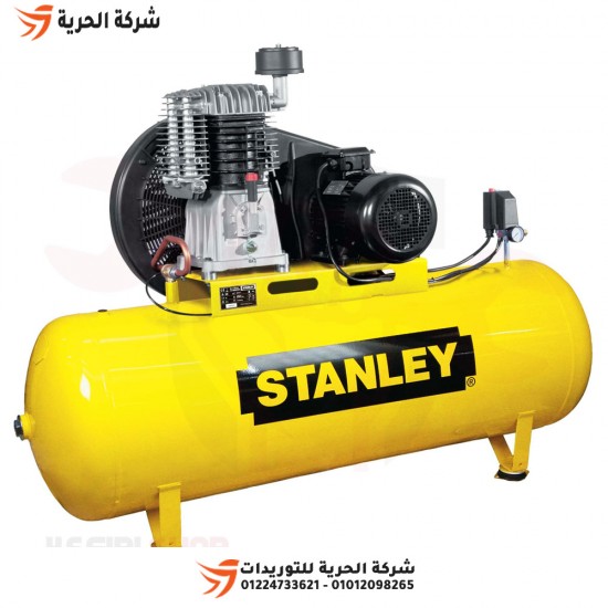 Air compressor 500 liters, 5.5 HP, 380 volts, Italian STANLEY, model BA 851/11/500