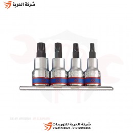 طقم لقم آلن كي مشرشر 1/2 بوصة 4 قطع على كارت KINGTONY تايواني