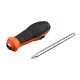 Flip screwdriver - hard handle, HARDEN brand