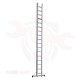 Two-link ladder, height 8.70 meters, 17 steps, Turkish GAGSAN