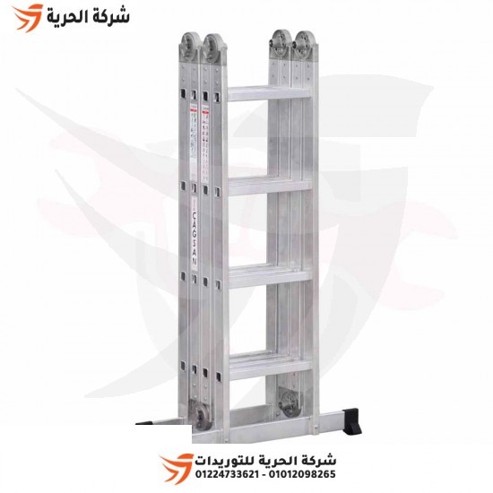 Three-position ladder, single or double, or scaffolding, 4.70 meters, 16 steps, Turkish GAGSAN