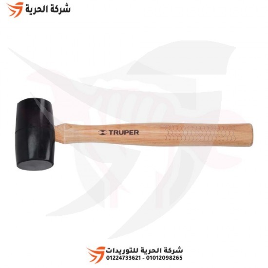 Dumaq rubber 225 grams black wooden handle Mexican TRUPER