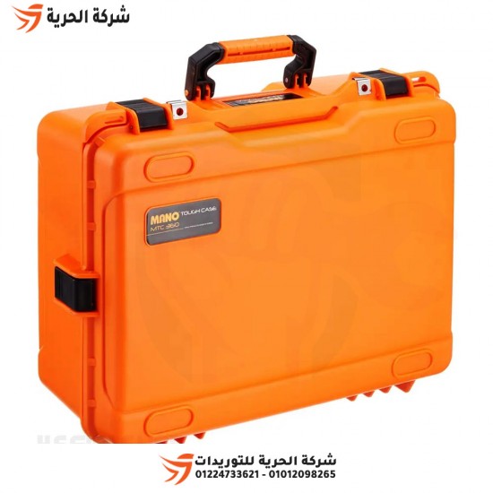 Wasserdichte und stoßfeste Kunststofftasche mit MANO-Schaumstoff, Modell MTC 360 PP