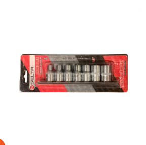 طقم لقم 1/2 بوصة مشرشر 7 قطع تايواني ماركة SELTA