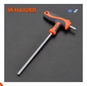 مفتاح الن عادة 2 مم حرف T ماركة HARDEN