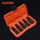 HARDEN brand 10'' short impact wrench bit set, 1/2 inch