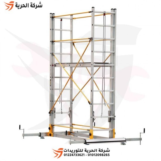 Aluminum scaffolding, height 4.95 meters, weight 77 kg, Turkish GAGSAN
