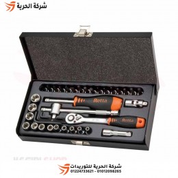 طقم لقم رباط 1/4 بوصة 40 قطعة RETTA موديل RLT4002