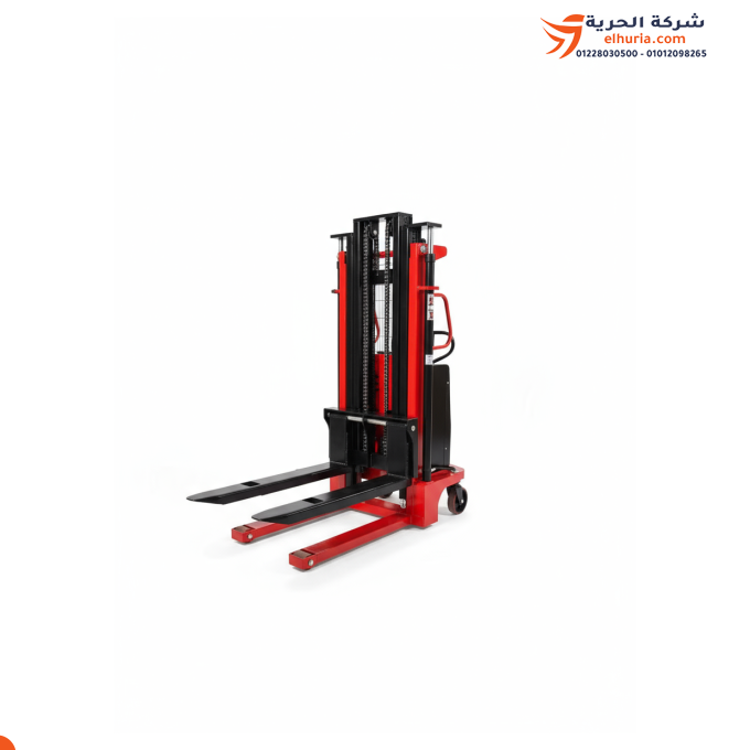 ستاكر نصف كهرباء حمولة 1.5 طن ارتفاع 3.5 متر ماركة CLARK TEC 🚜⚡