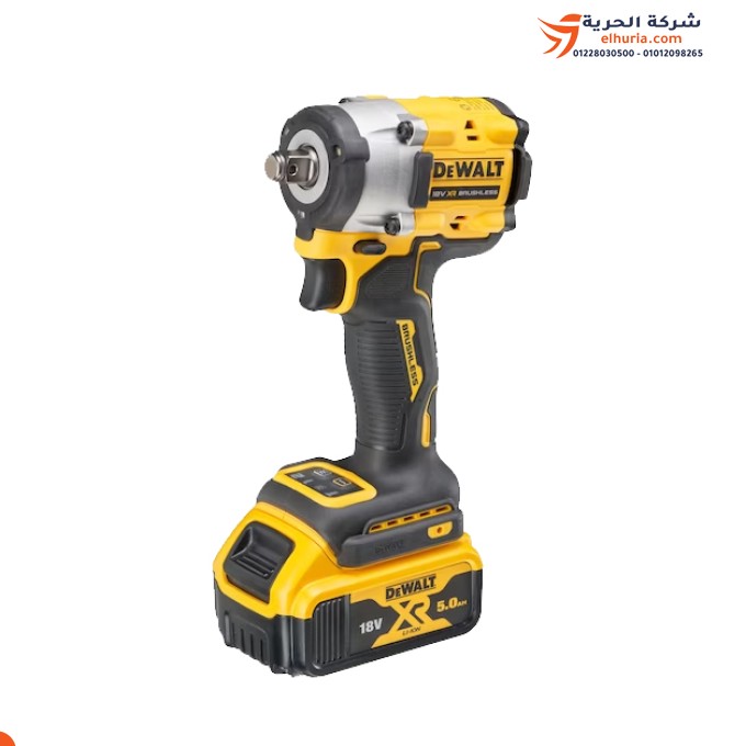 شنيور فك و ربط ديوالت 1/2 بوصة 18 فولت 5 امبير 406 نيوتن DEWALT DCF921P2T-GB: القوة والموثوقية في متناول يدك