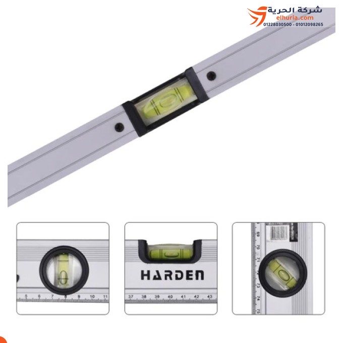 Water scale, 3 eyes, 30 cm, made of HARDEN brand magnetic aluminum