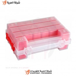 شنطة 28 سم بلاستيك 2 حافظة بفواصل للأغراض المتعددة MANO تركي