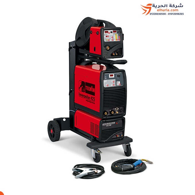 TELWIN 3-phase welding machine, 1.6 mm, 400 amps - TELWIN Inverpulse model 425MIG/TIG/MMA R.A.