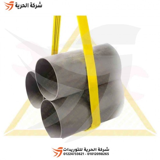 Round loading wire, 3 inches, length 8 meters, load 3 tons, yellow Emirati DELTAPLUS