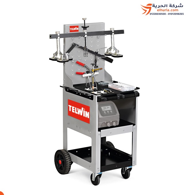 TELWEN Trolley, 200 amp sheet metal pulling machine with accessories - TELWEN STEEL STATION model Introduction