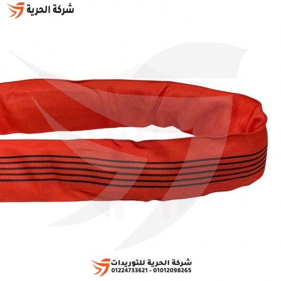 Filo di carico tondo, 10 pollici, lunghezza 20 metri, portata 10 tonnellate, rosso DELTAPLUS Emirati