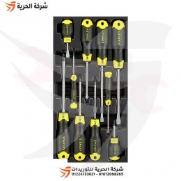 طقم مفكات 12 قطع STANLEY