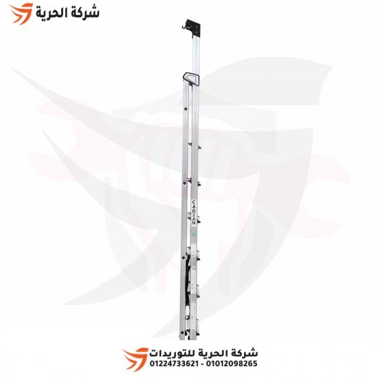 Double ladder with standing platform, 2.36 meters, 6 steps, Turkish GAGSAN
