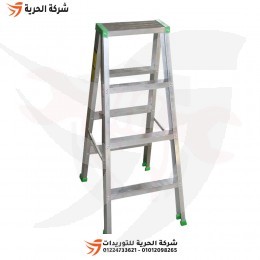 سلم مزدوج درج عريض 1.00 متر 4 درجة PENGUIN إماراتي