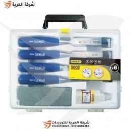 طقم أزميل خشابي يد بكاليت 6 قطع STANLEY