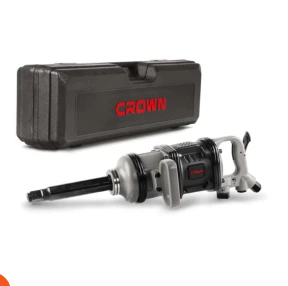 طقم شنيور فك و ربط هواء زور طويل 3800 نيوتن شنطة بلاستيك ماركة CROWN