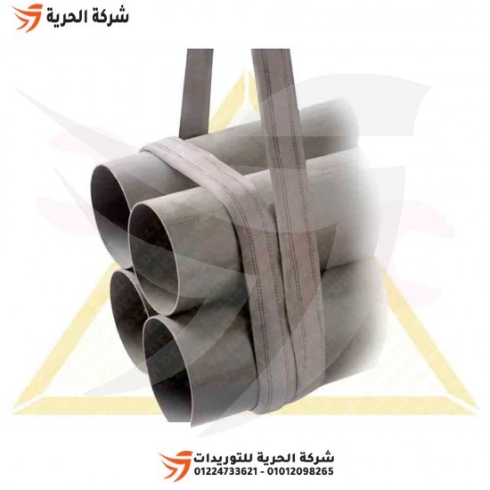Fil de chargement circulaire de 4 pouces, longueur de 12 mètres, charge de 4 tonnes, gris DELTAPLUS Emirati