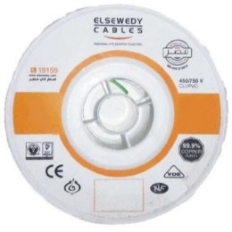 لفة 100 متر سلك نحاس 1مم من السويدى