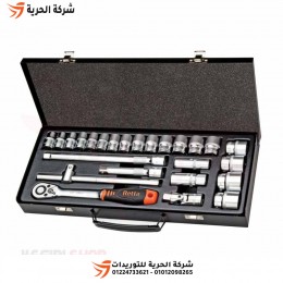 طقم لقم رباط 1/2 بوصة 25 قطعة مشرشرة بالملي RETTA موديل RLT2503