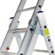 Aluminum ladder, model 33, three-link multi-use slider, model 6-33