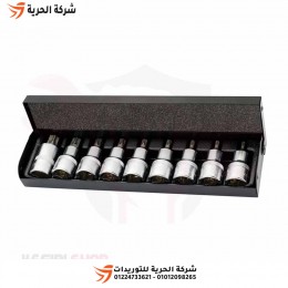 طقم لقم آلن كي نجمة قصير 1/2 بوصة 9 قطع RETTA موديل RKT2060