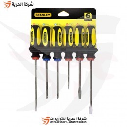 طقم مفكات 6 قطع STANLEY