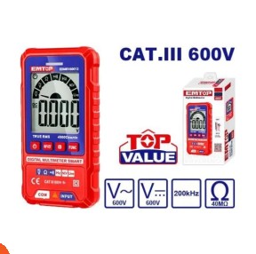 ملتيميتر ديجيتال 600 فولت صيني ماركة EMTOP