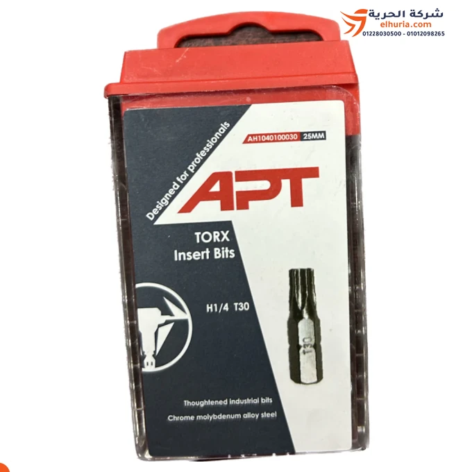 A box of 20 teeth, a one-way Torex screwdriver, 25 mm, Chinese brand APT