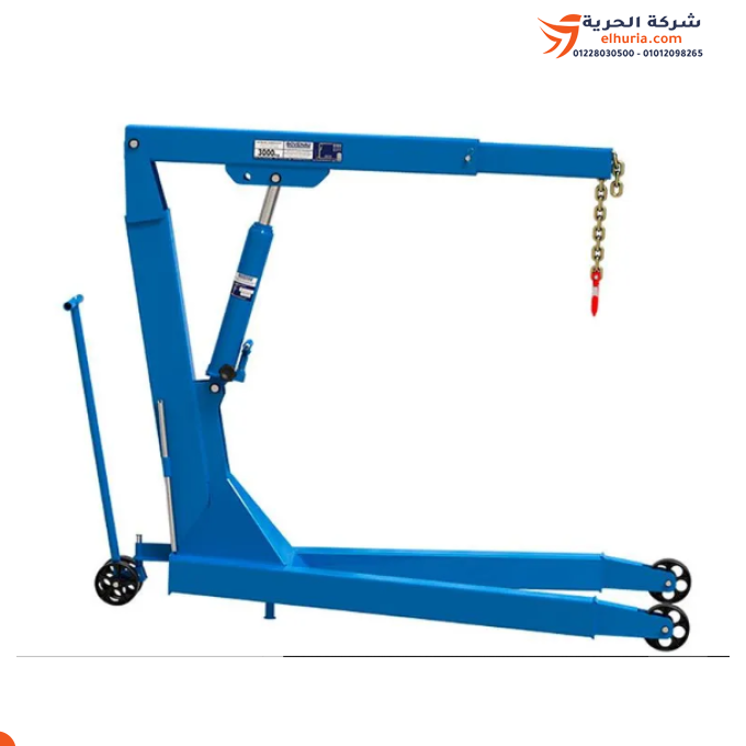 🏗️ كوريك زرافة هيدروليكي حمولة 3 طن برازيلي ماركة BOVENAU موديل G3000E 🛠️🚛🔥