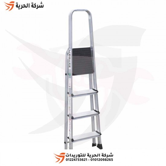 Double ladder with standing platform, 0.83 m, 3 steps, Turkish GAGSAN
